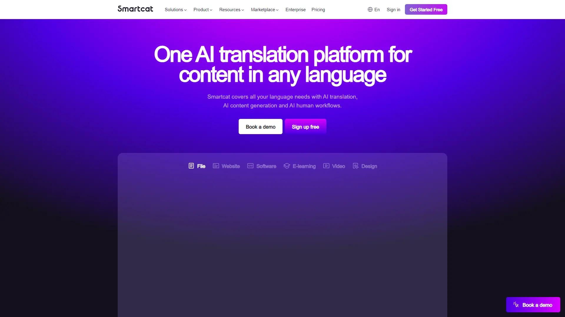 Smartcat screenshot