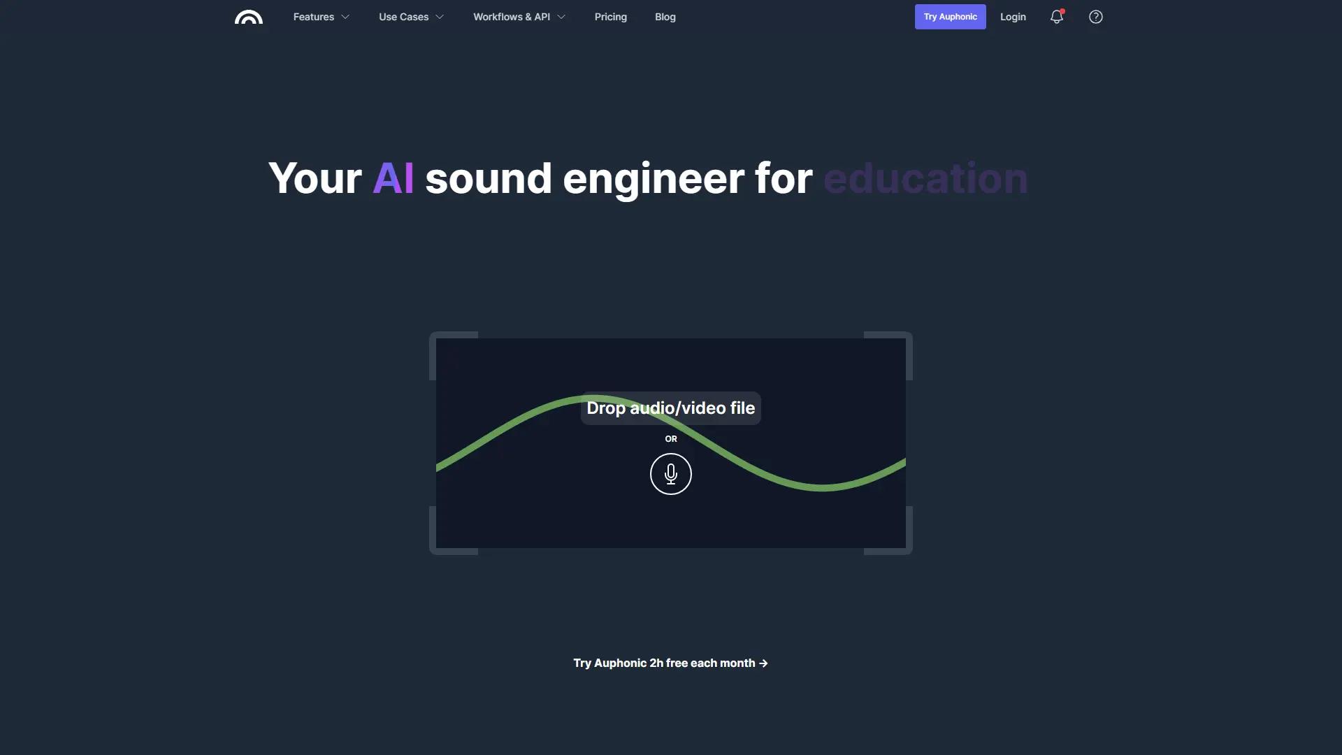 Auphonic screenshot