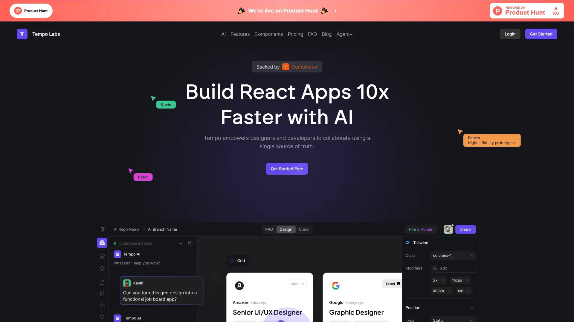 Tempo screenshot