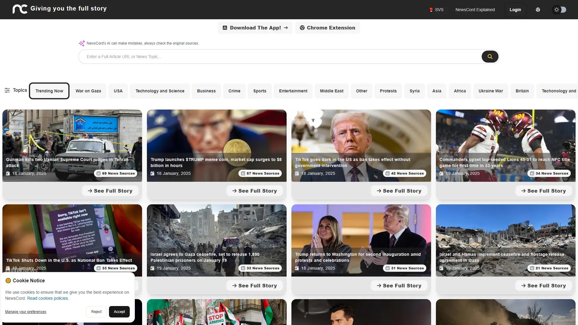 NewsCord screenshot