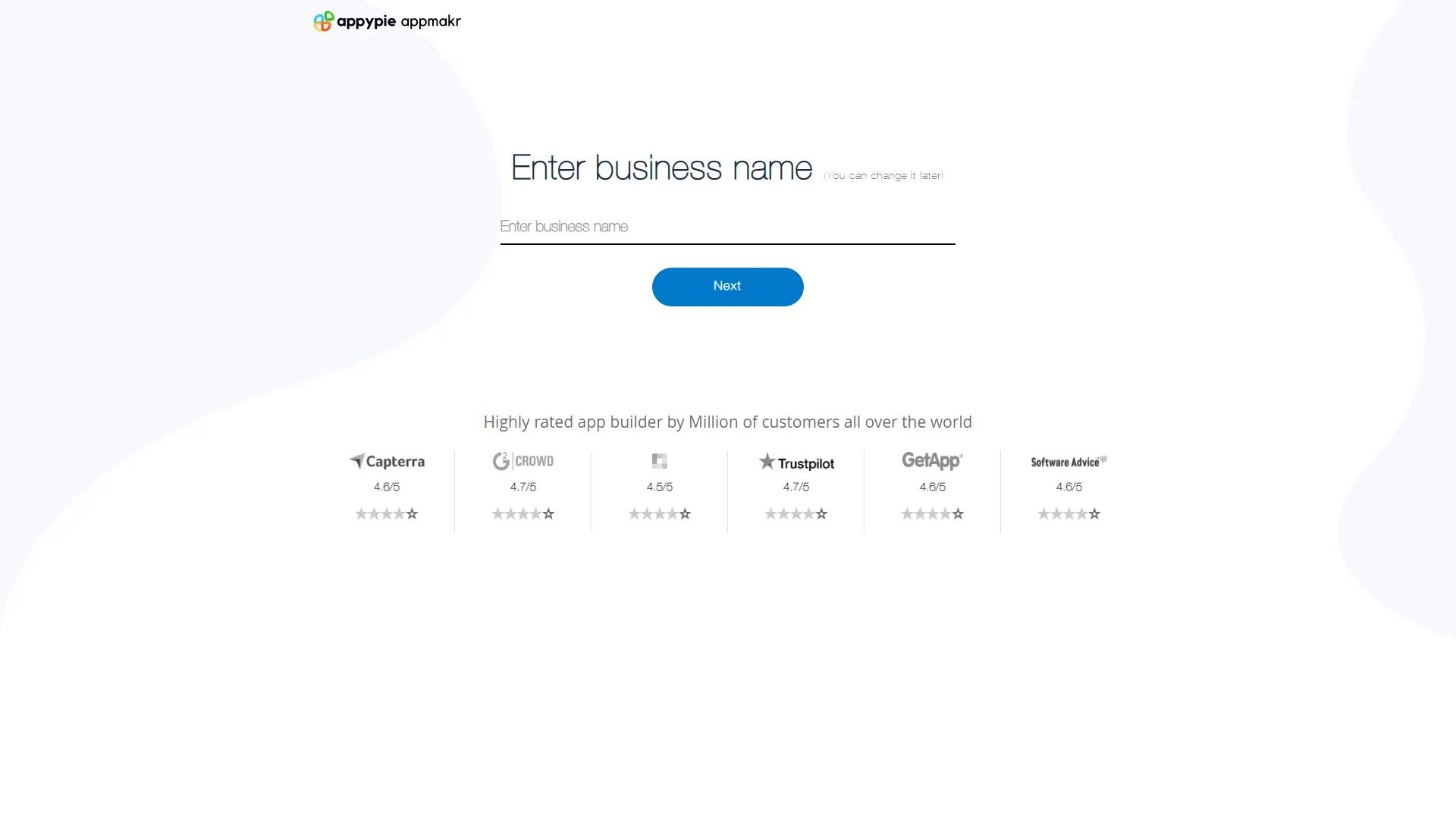 Appypie screenshot