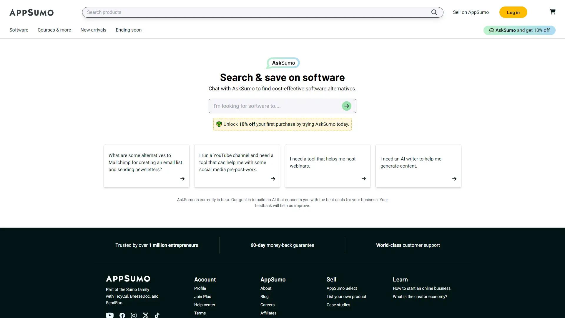 Ask Sumo screenshot