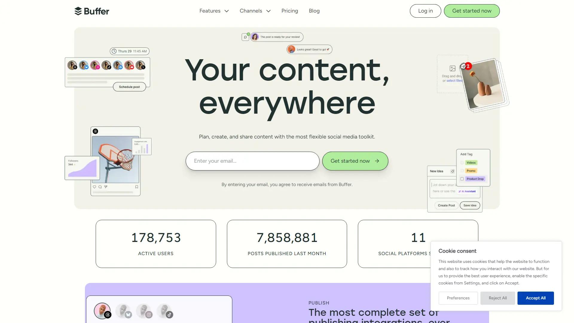Buffer screenshot