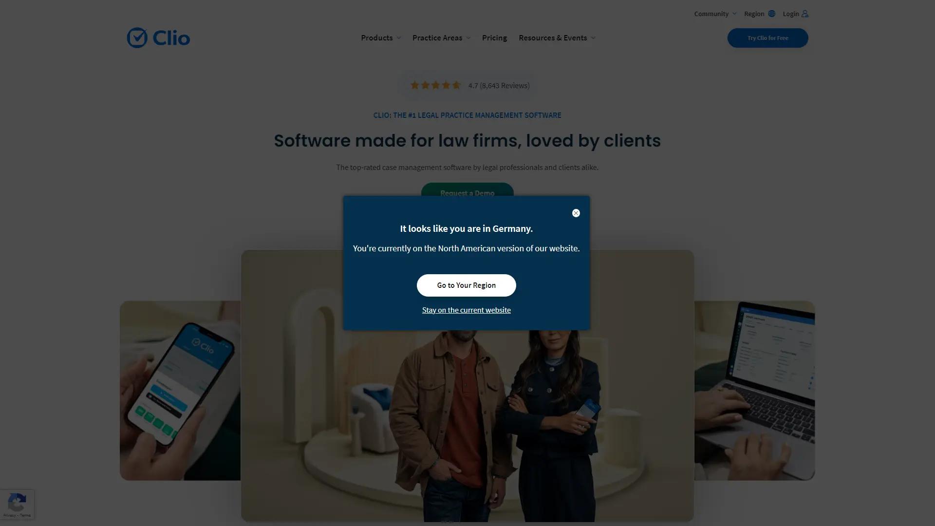 Clio screenshot