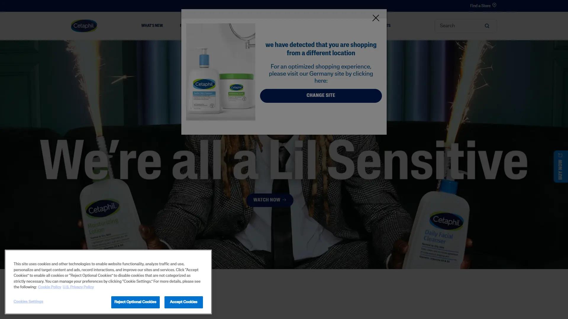 Cetaphil screenshot