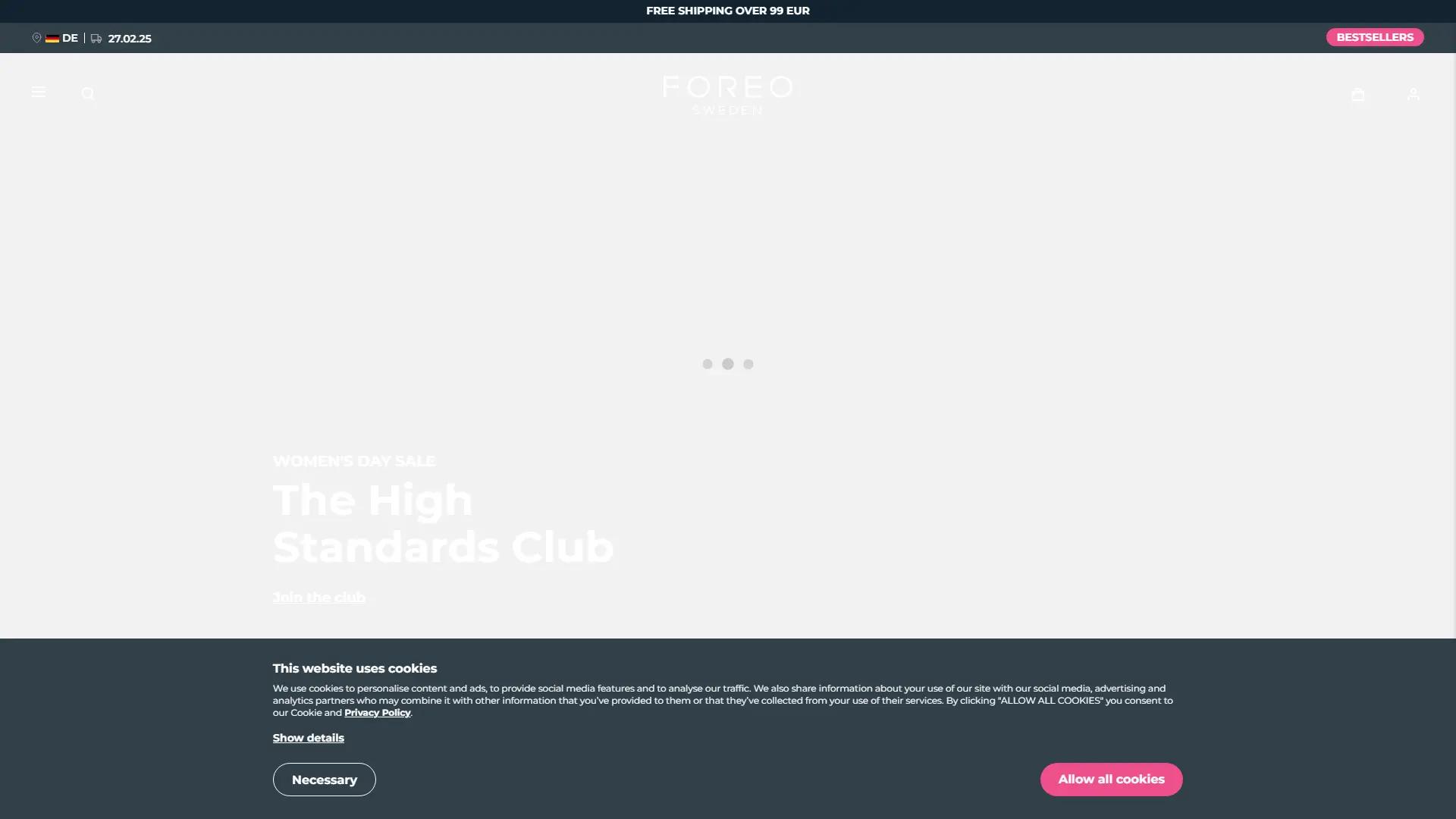 Foreo screenshot