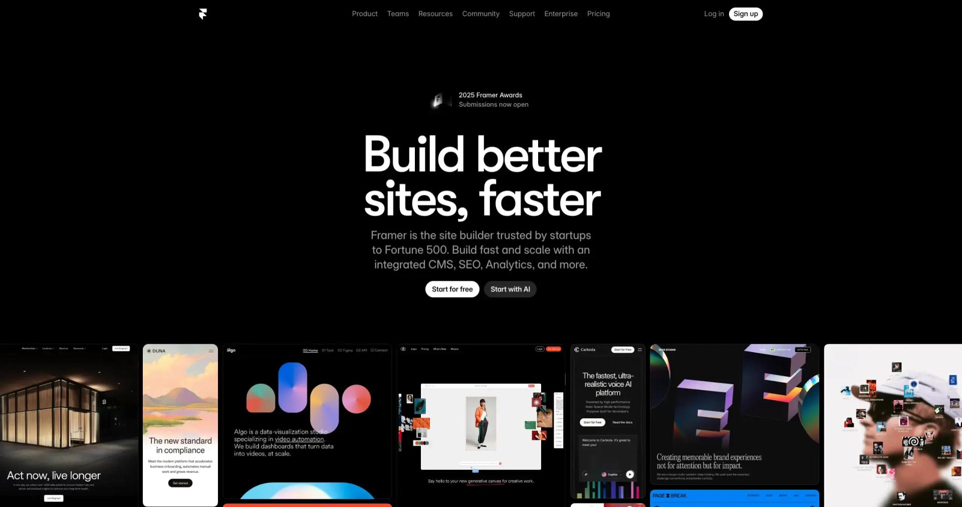 Framer screenshot