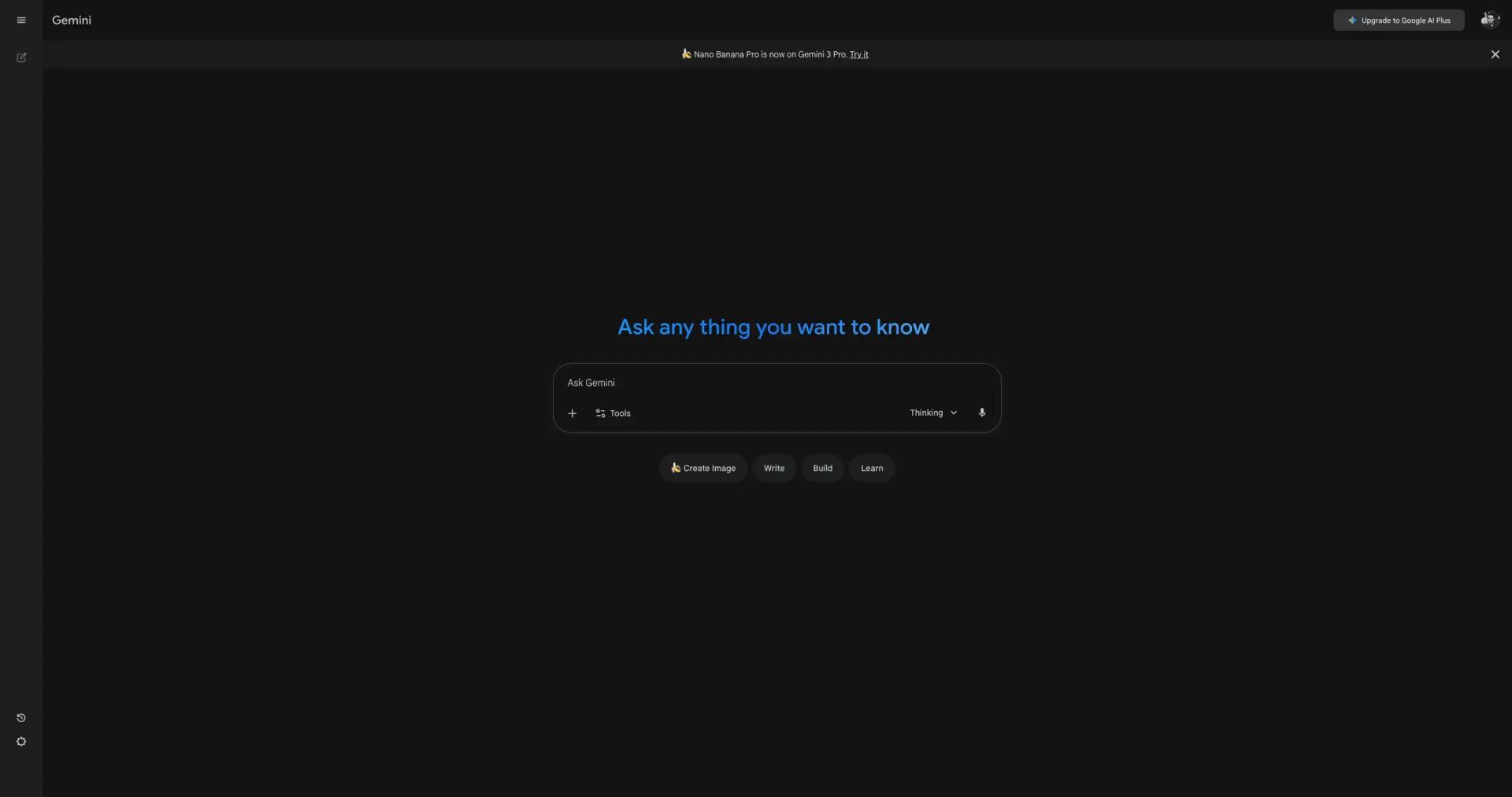 Google Gemini screenshot