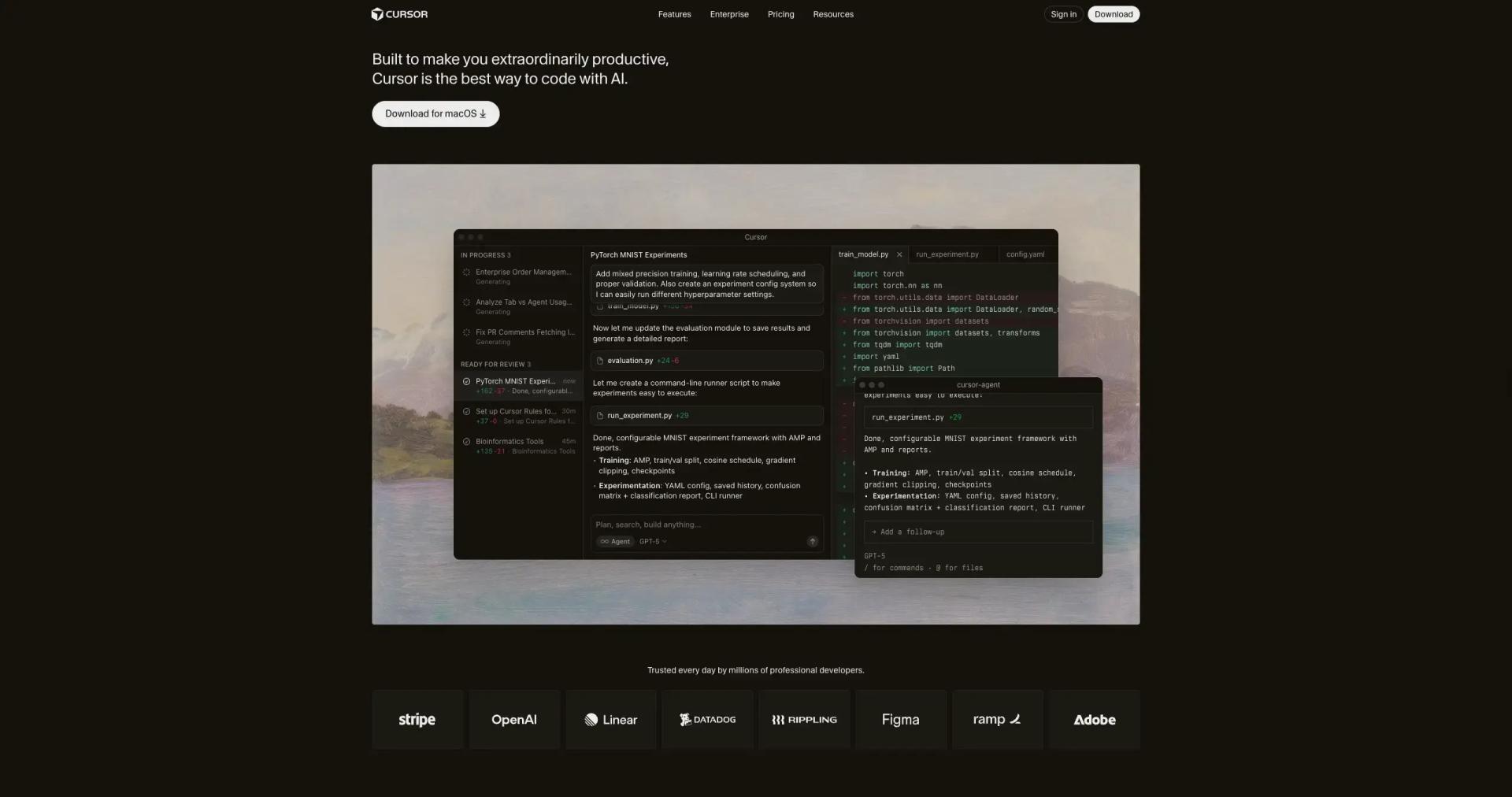 Cursor screenshot