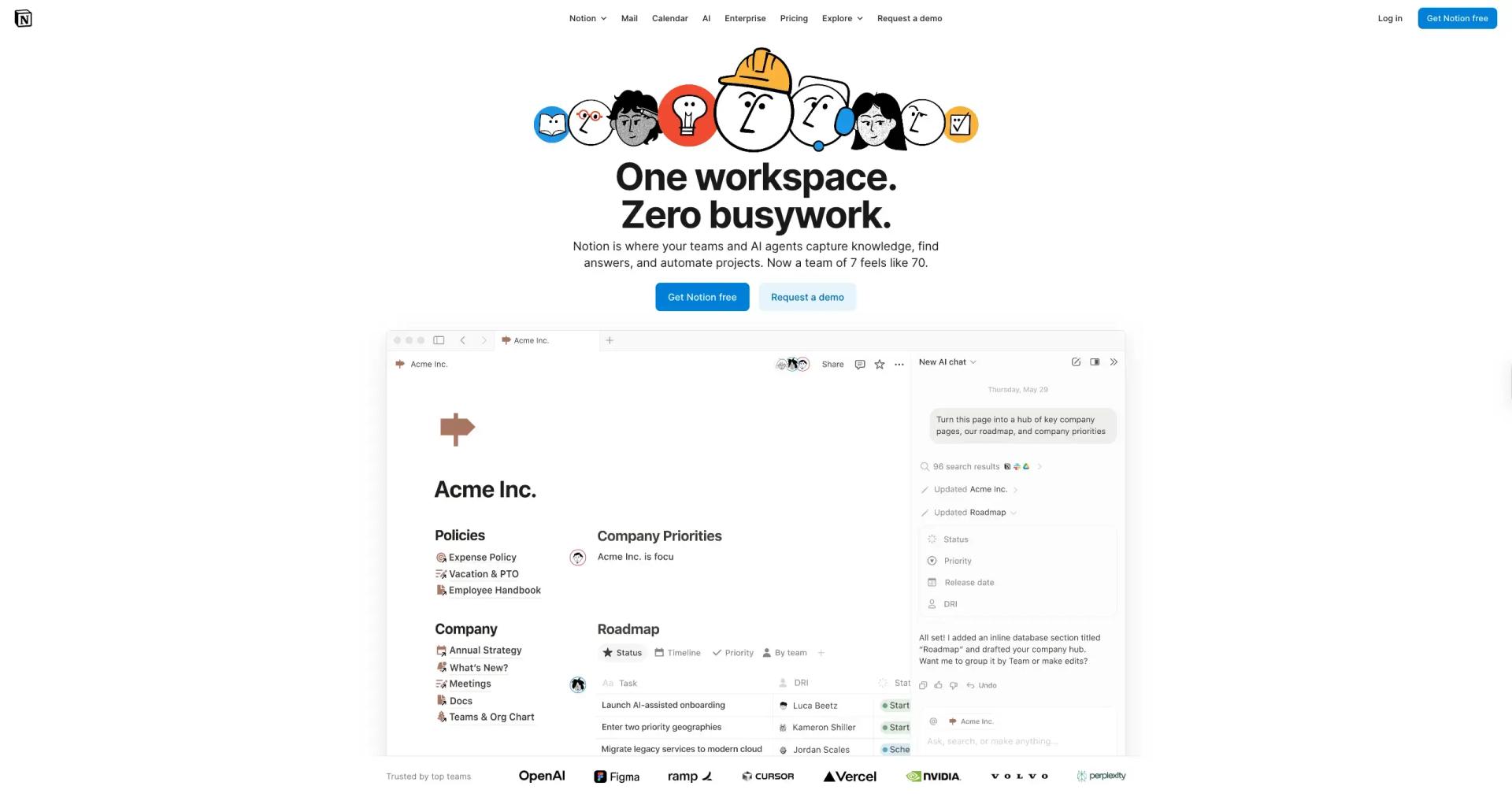 Notion screenshot