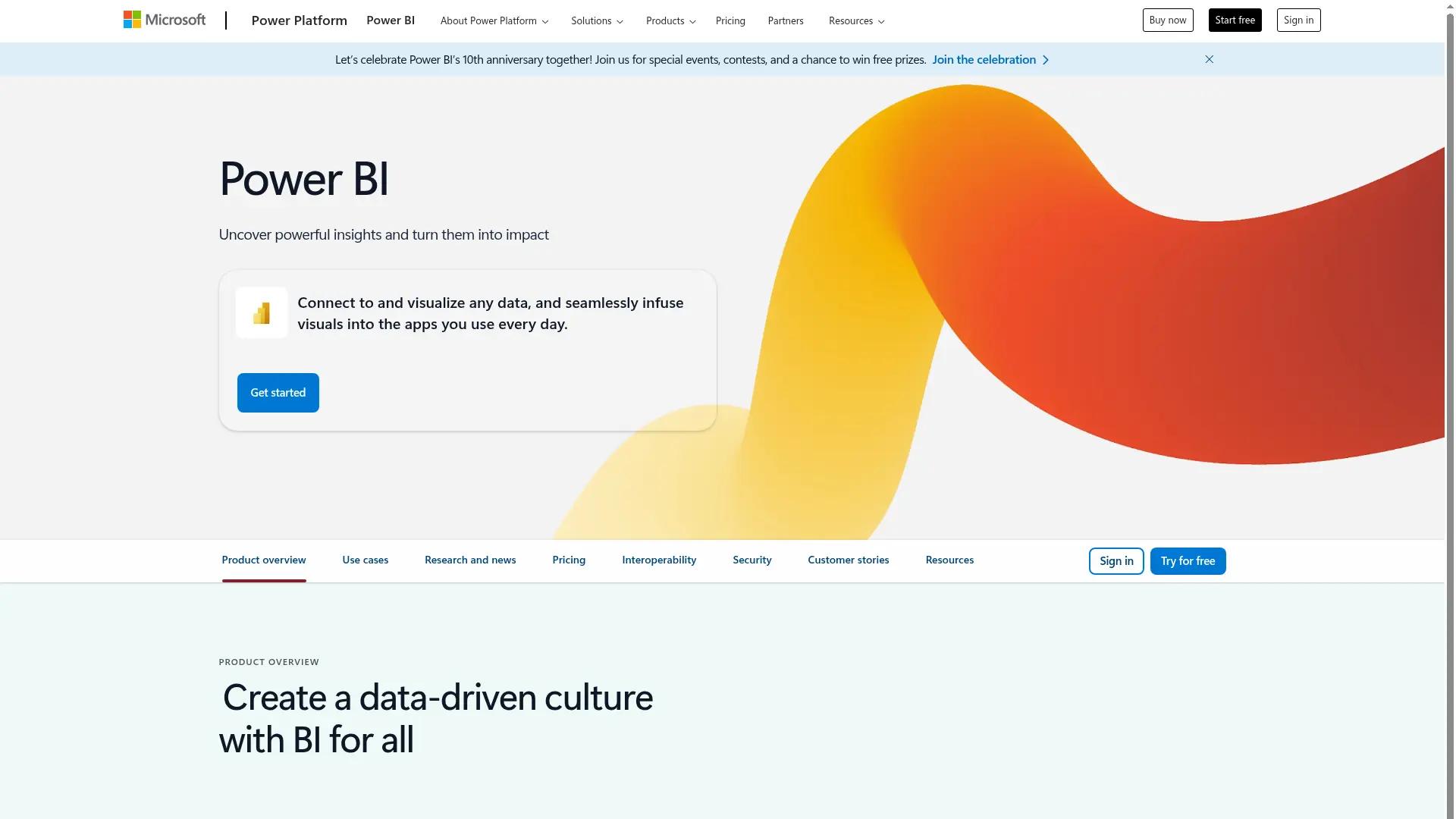 Power BI screenshot
