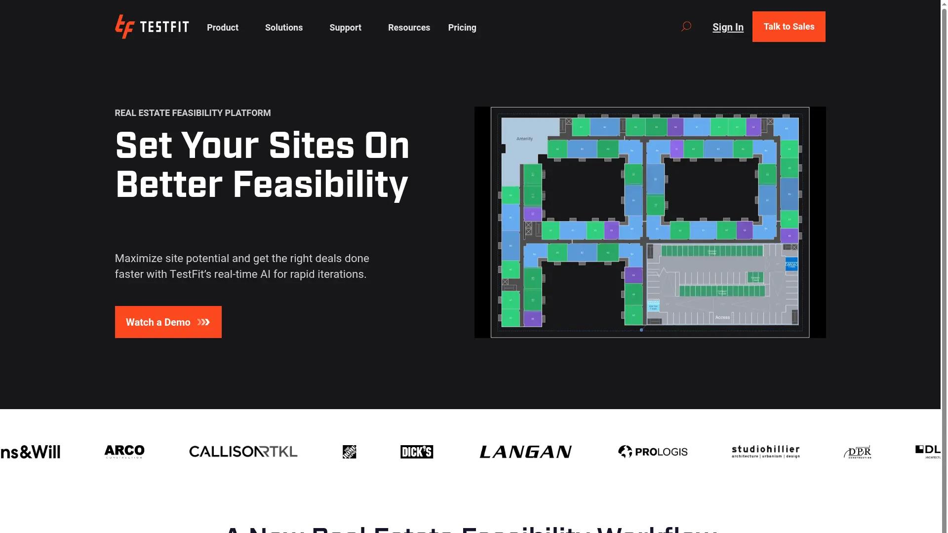 TestFit screenshot