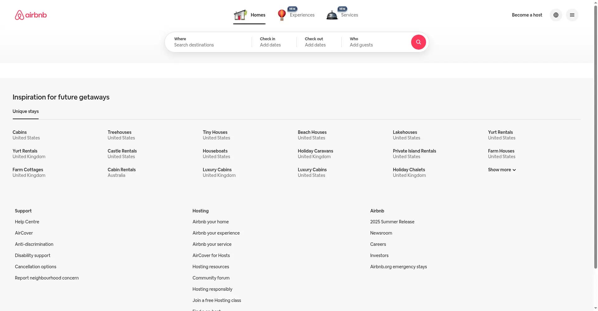Airbnb screenshot