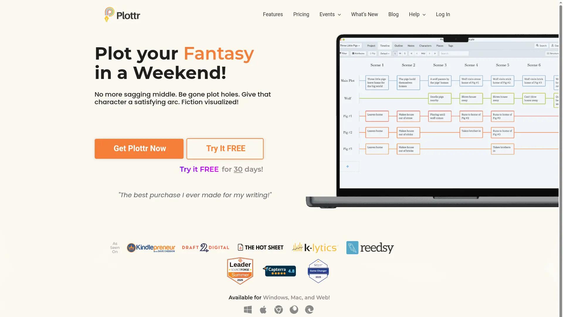 Plottr screenshot
