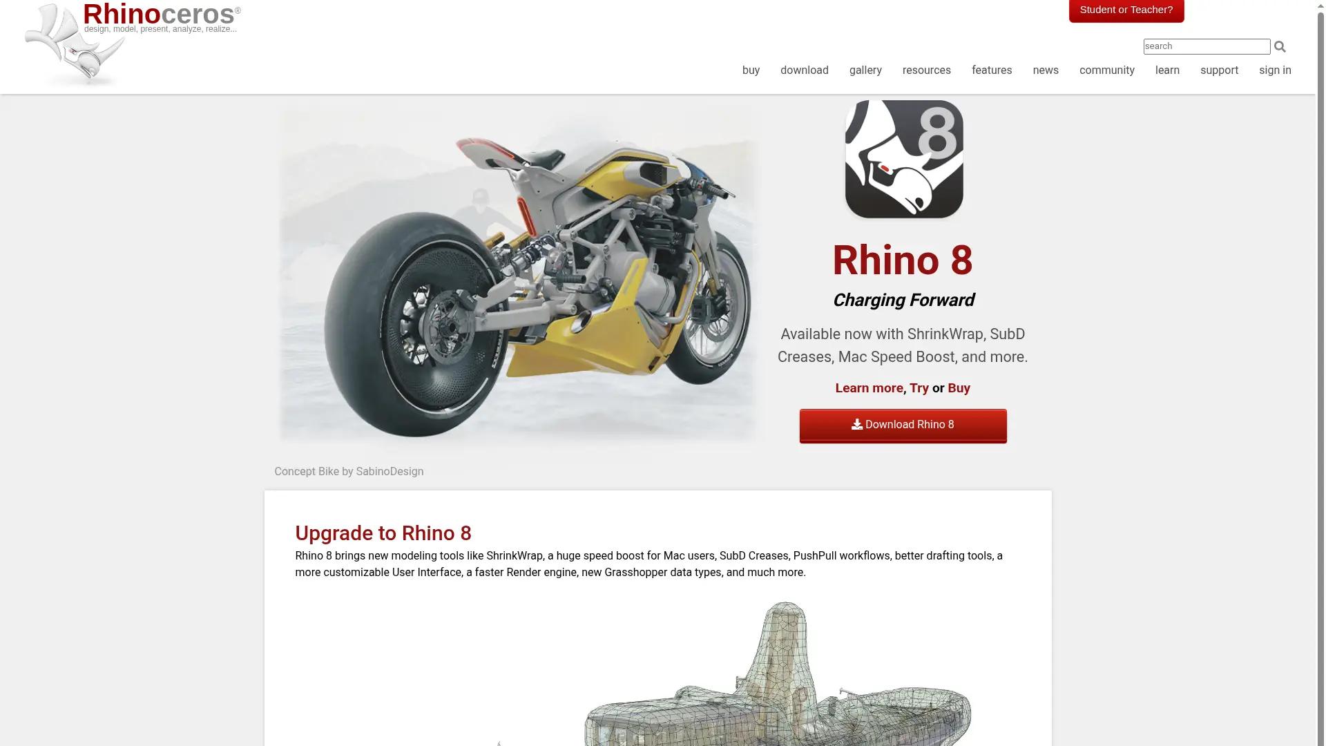 Rhino3d.com screenshot