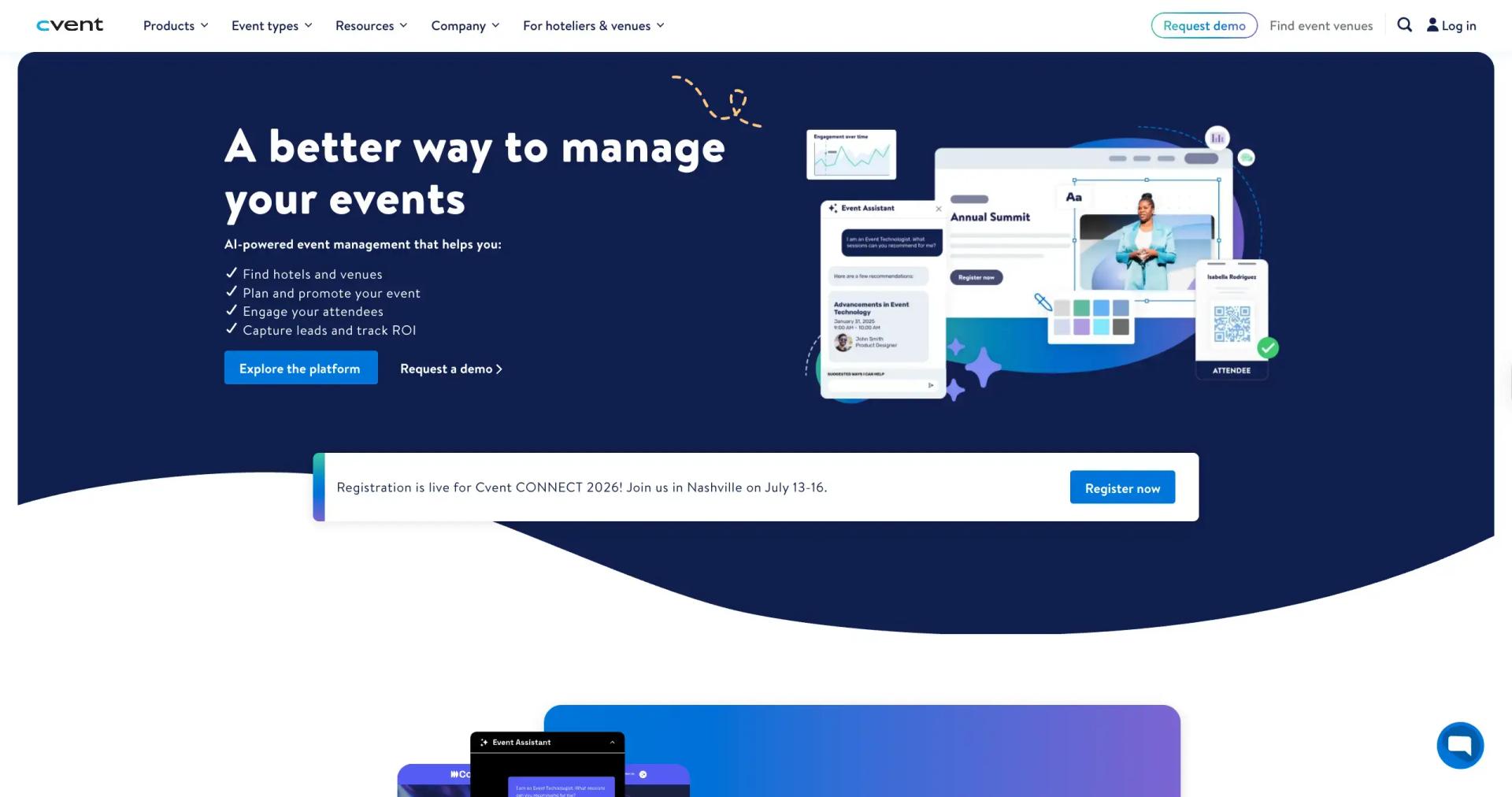Cvent screenshot