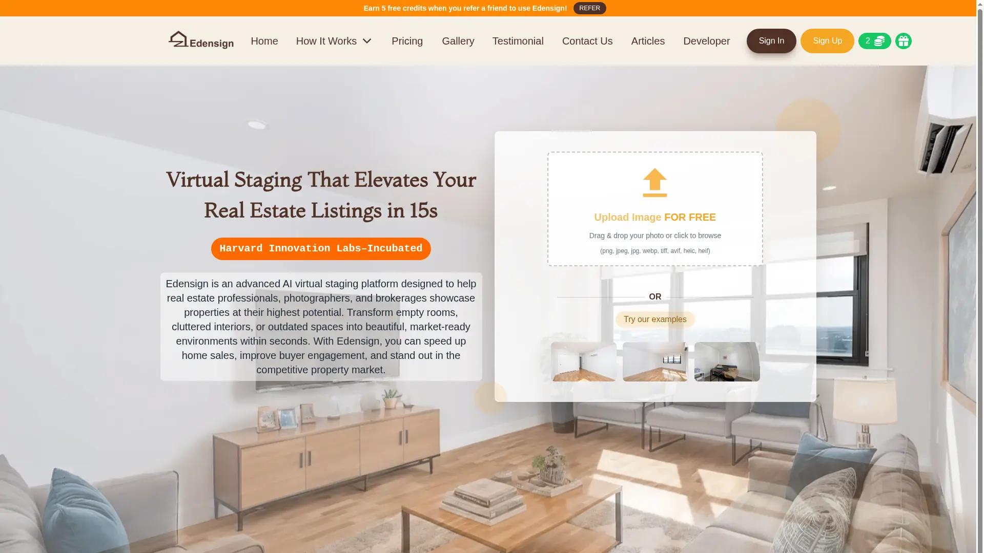Edensign screenshot