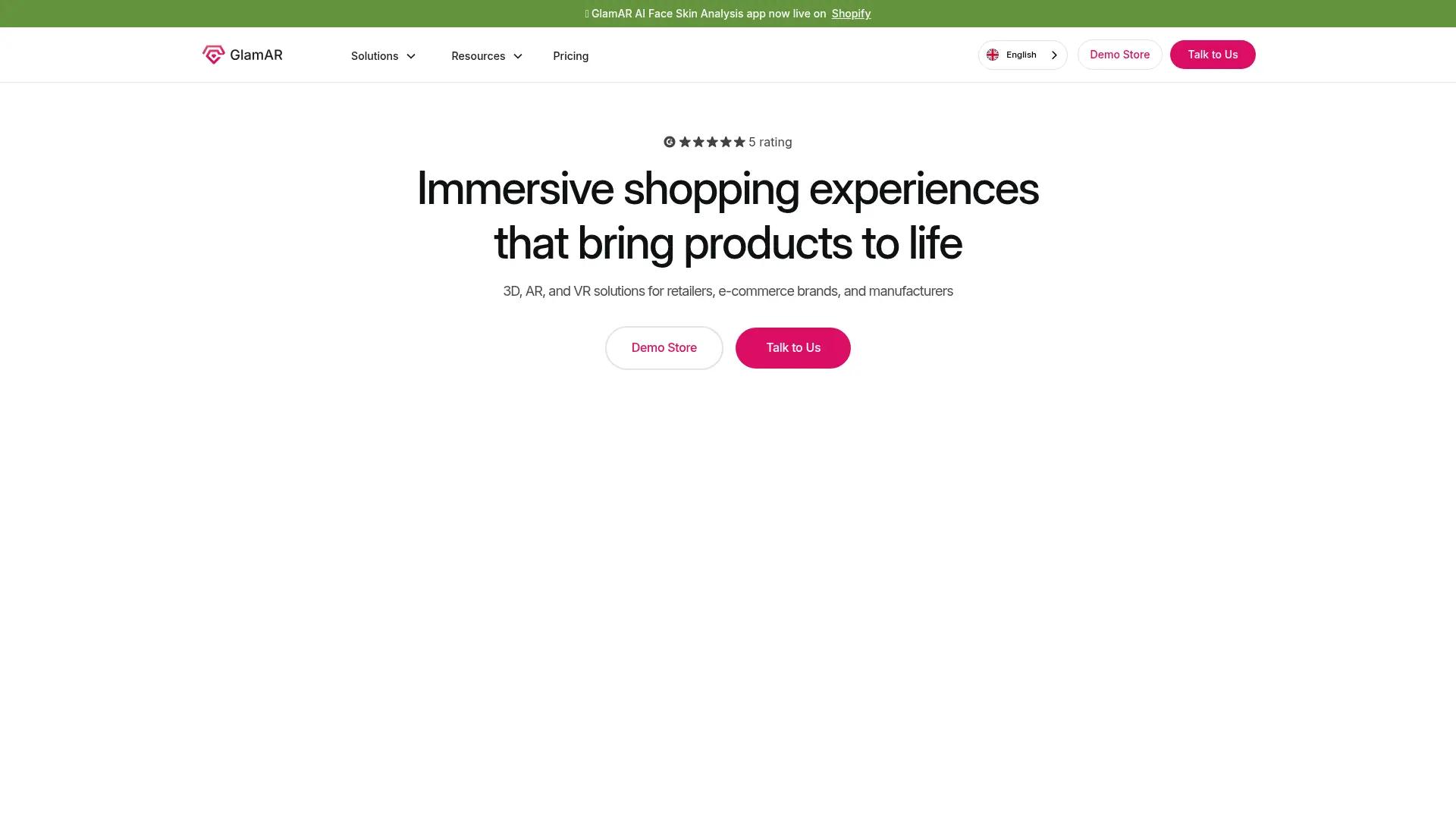 GlamAR screenshot