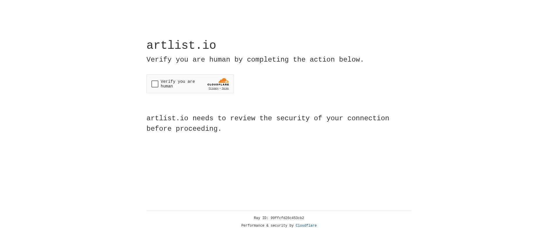 Artlist screenshot