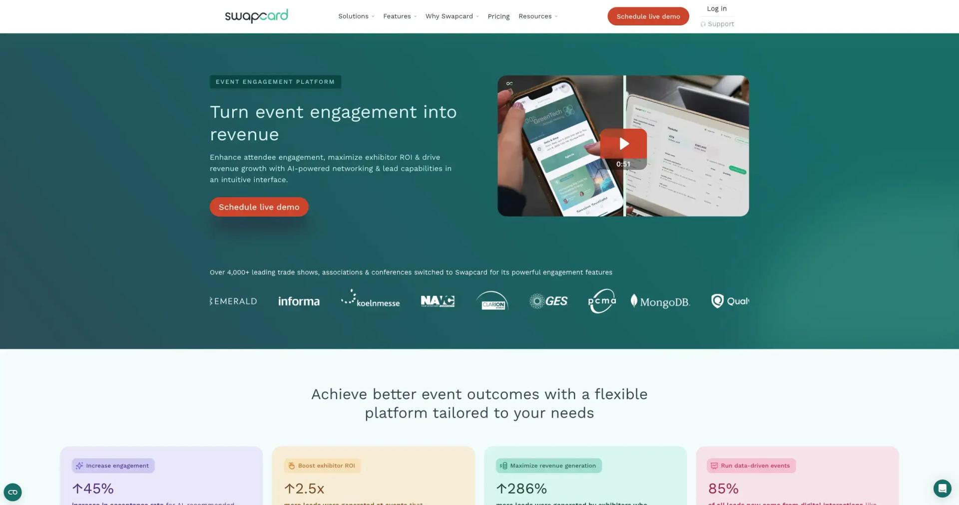 Swapcard screenshot