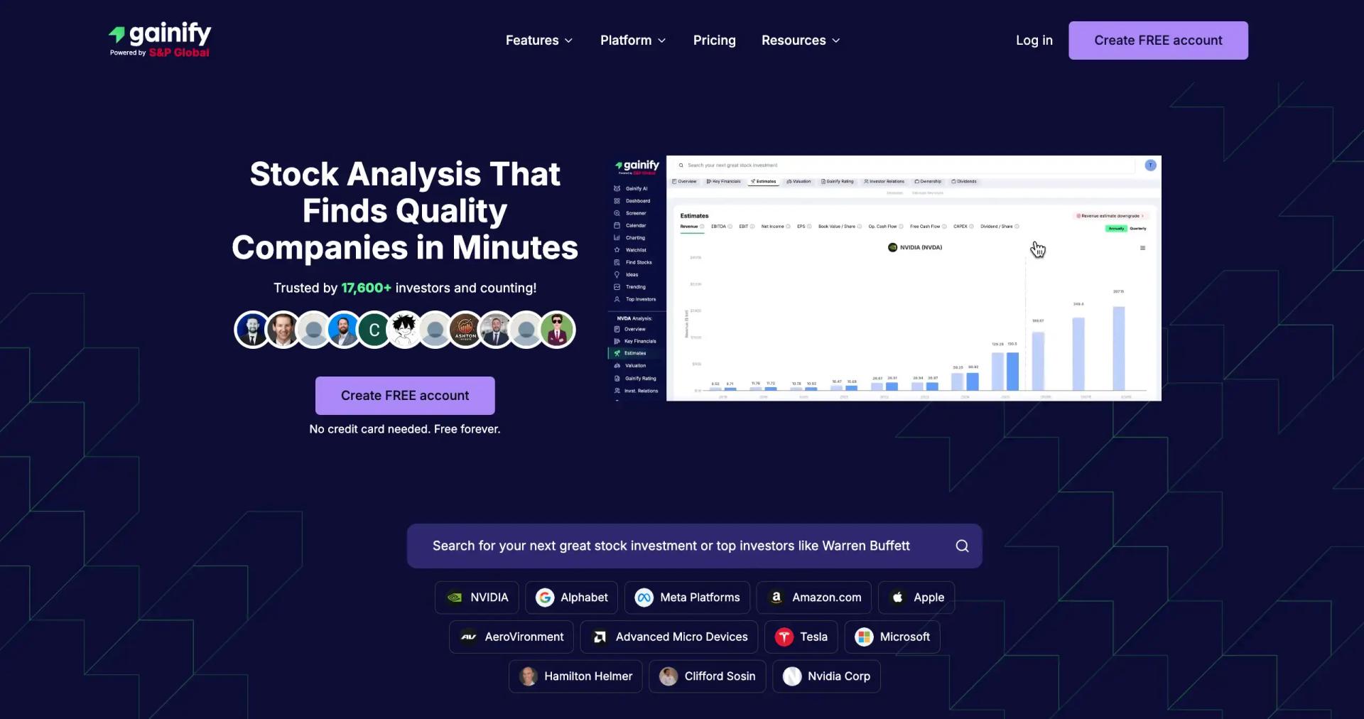 Gainify screenshot