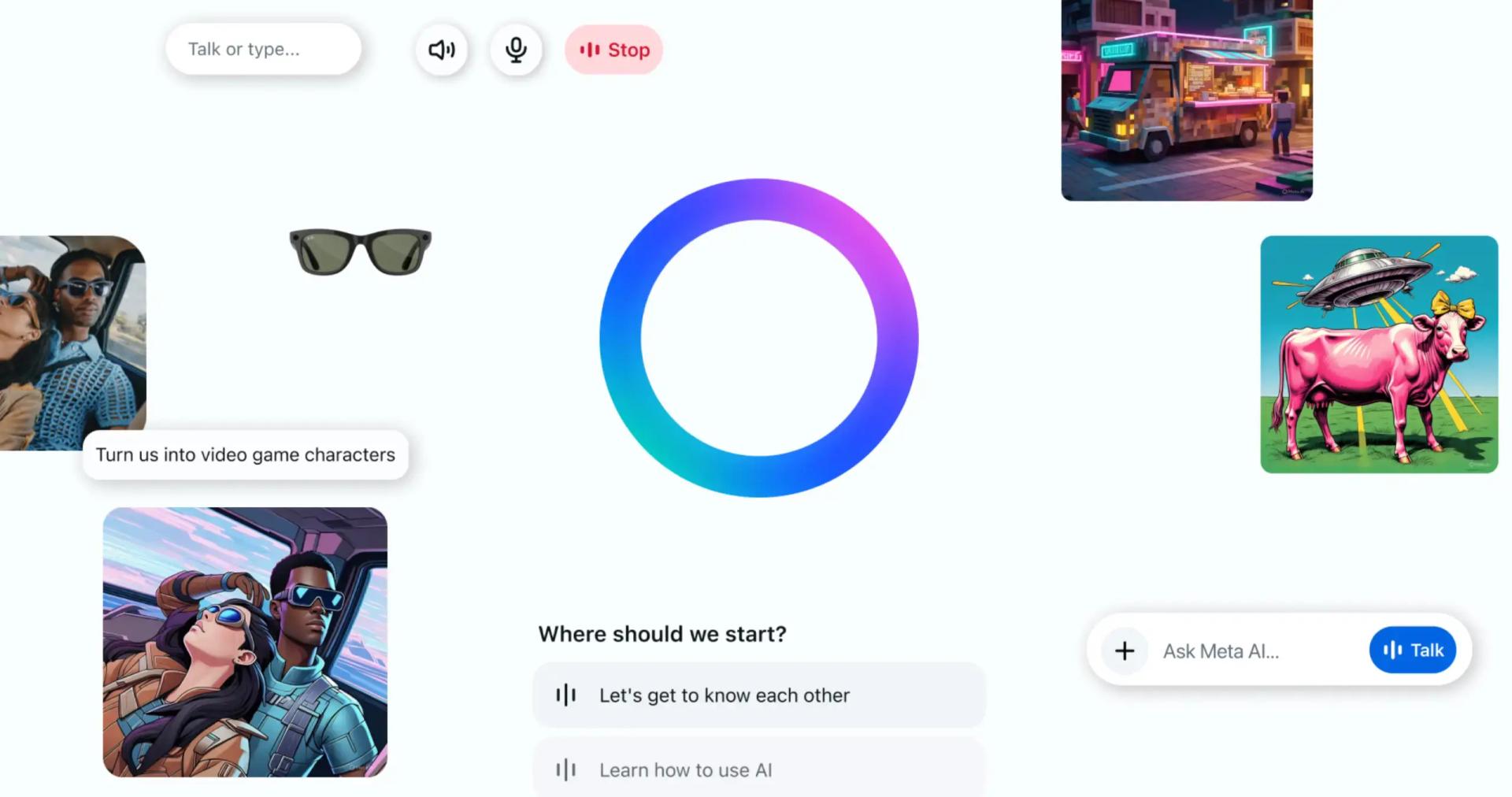 Meta AI screenshot