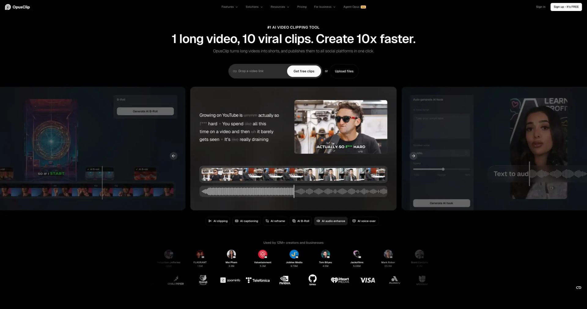 OpusClip screenshot