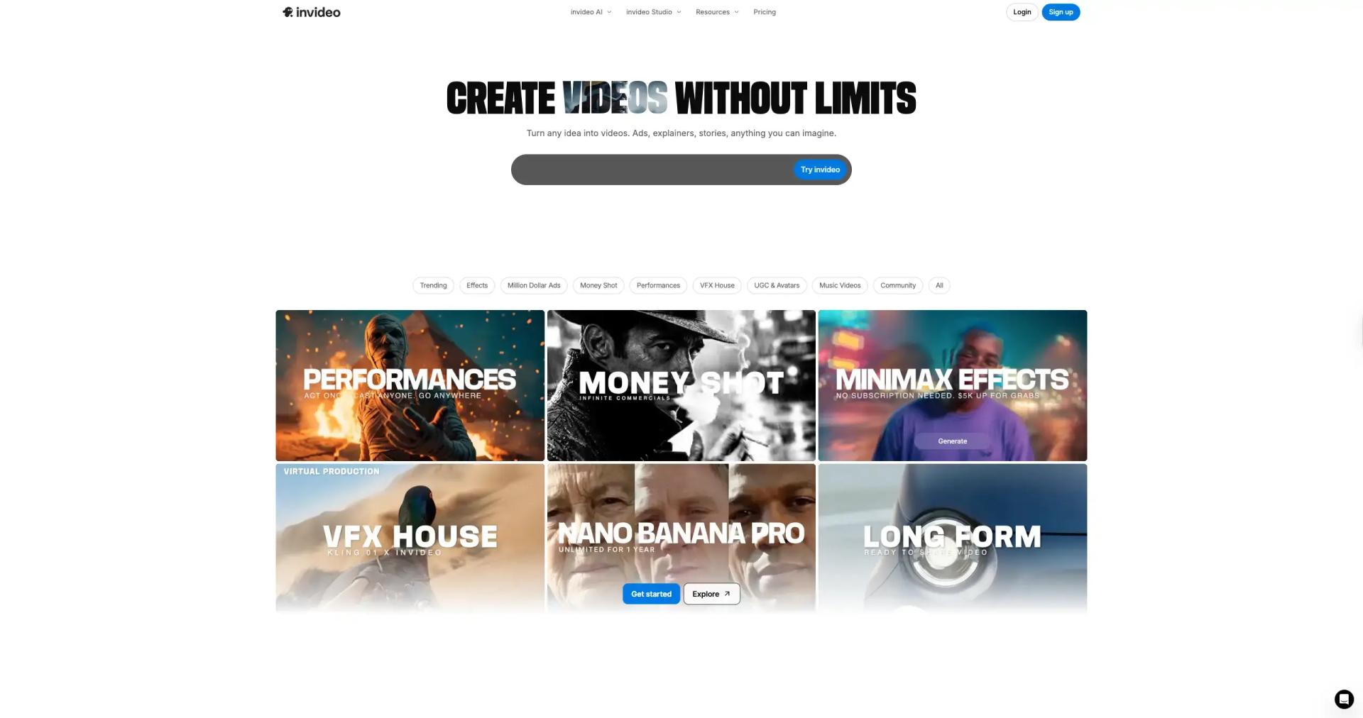 InVideo screenshot