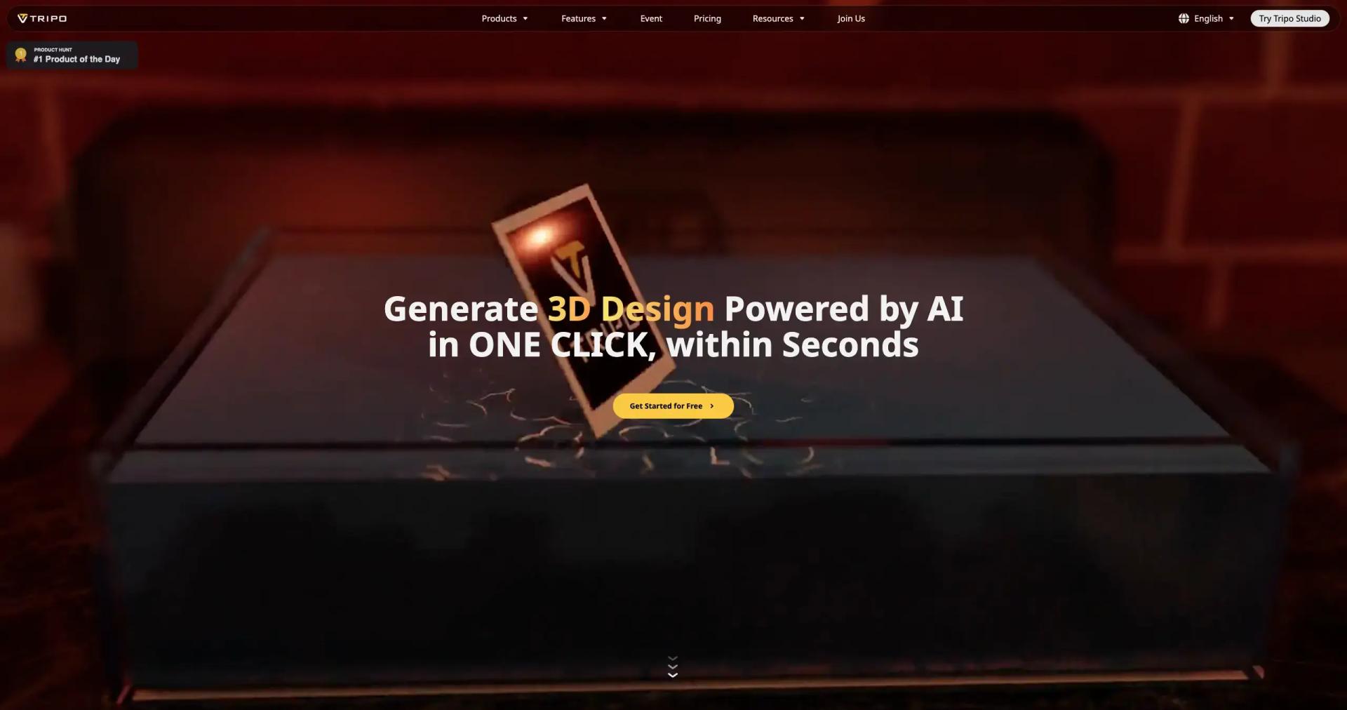 Tripo AI screenshot