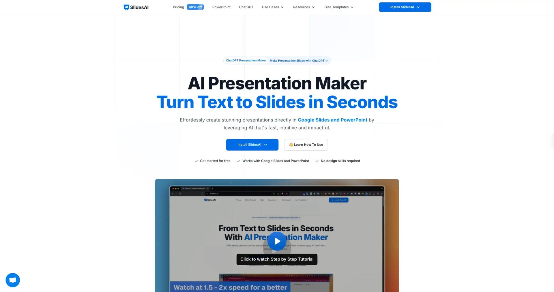SlidesAI screenshot