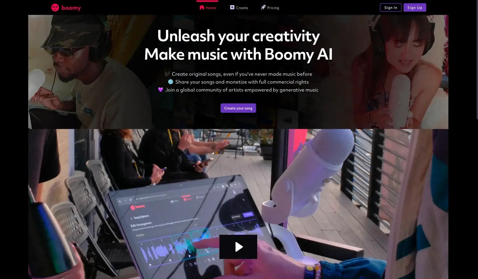 Boomy screenshot
