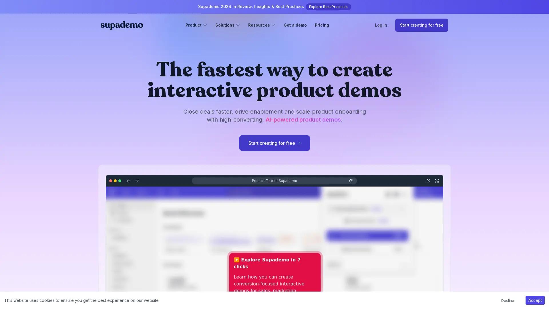 Supademo 2.0 screenshot
