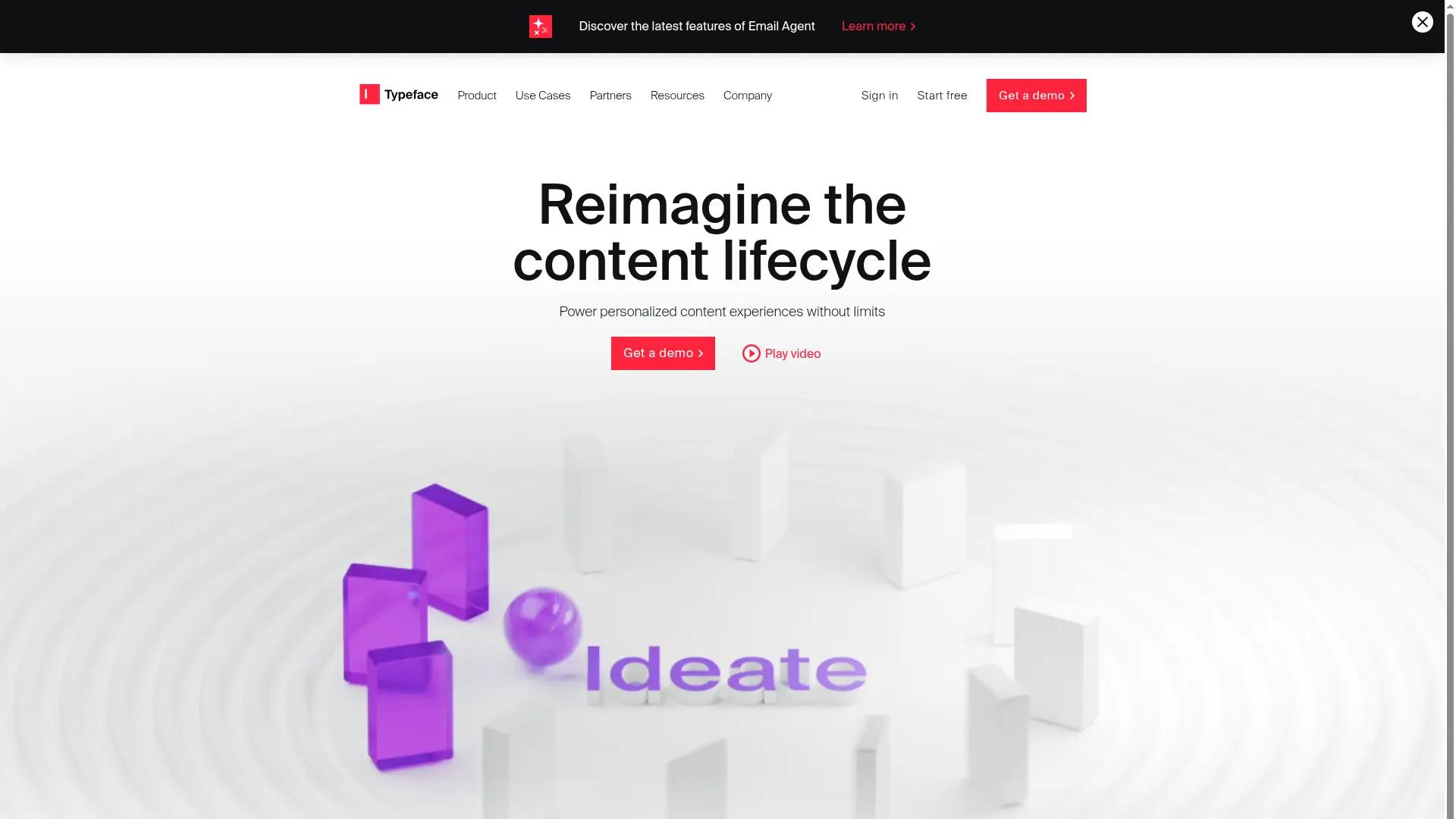 Typeface screenshot